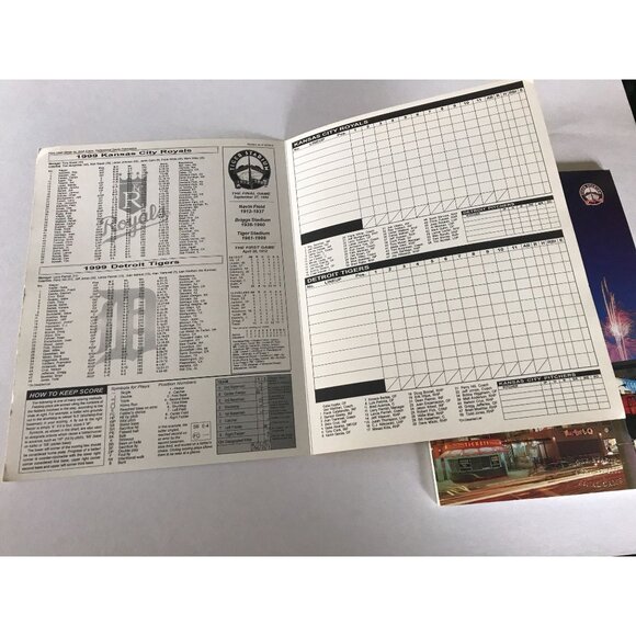 Vtg Tiger Stadium Final Game Embossed Program And Official Scorecard NEW - Picture 7 of 10